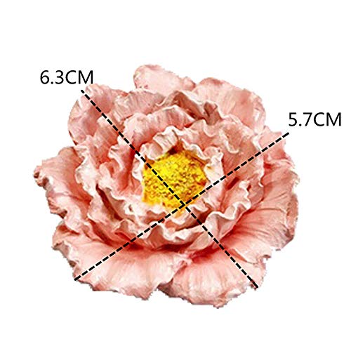 Peony flower silicone mold for handmade candles, cakes, and jellies