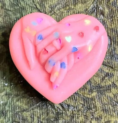 Bloom Creations Heart Silicone Candle Mold for DIY Crafting, Soap Making, Resin Art, Home Decor, Handmade Gifts, Durable Food-Grade Silicone Mould for Valentine's Day & Anniversaries