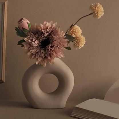 Nordic Donut Vase Silicone Mould for Concrete, Resin & Plaster