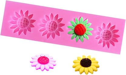 sunflower-shaped silicone mold