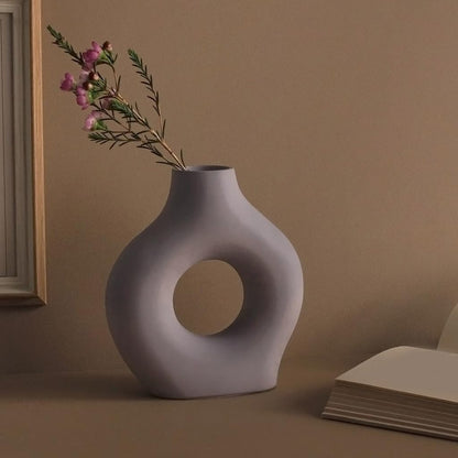 Nordic Donut Vase Silicone Mould for Concrete, Resin & Plaster