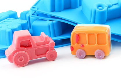 Bloom Creations vehicle silicone mold for cake, chocolate, and soap making