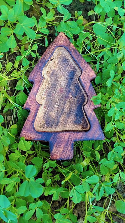Christmas Tree shape wooden bases