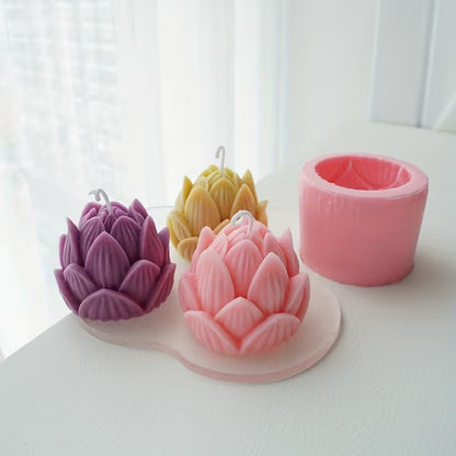 3D Lotus Flower Silicone Mold