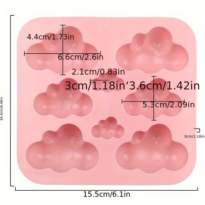 Cloud Silicone Mould – 8 Cavity (3 Sizes)