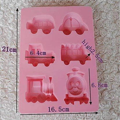 Bloom Creations Silicone Space Theme Mold for Chocolate, Fondant, Candy, Soap, Resin, Baking, Ice Cubes – Astronaut, Rocket, Planet Shapes for DIY Crafts & Kitchen Use, Pink, Food Grade, Reusable.