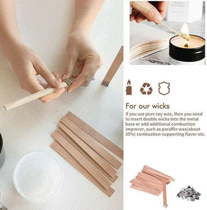 Wooden Candle Wicks 1mm — size reference | Bloom Creations India