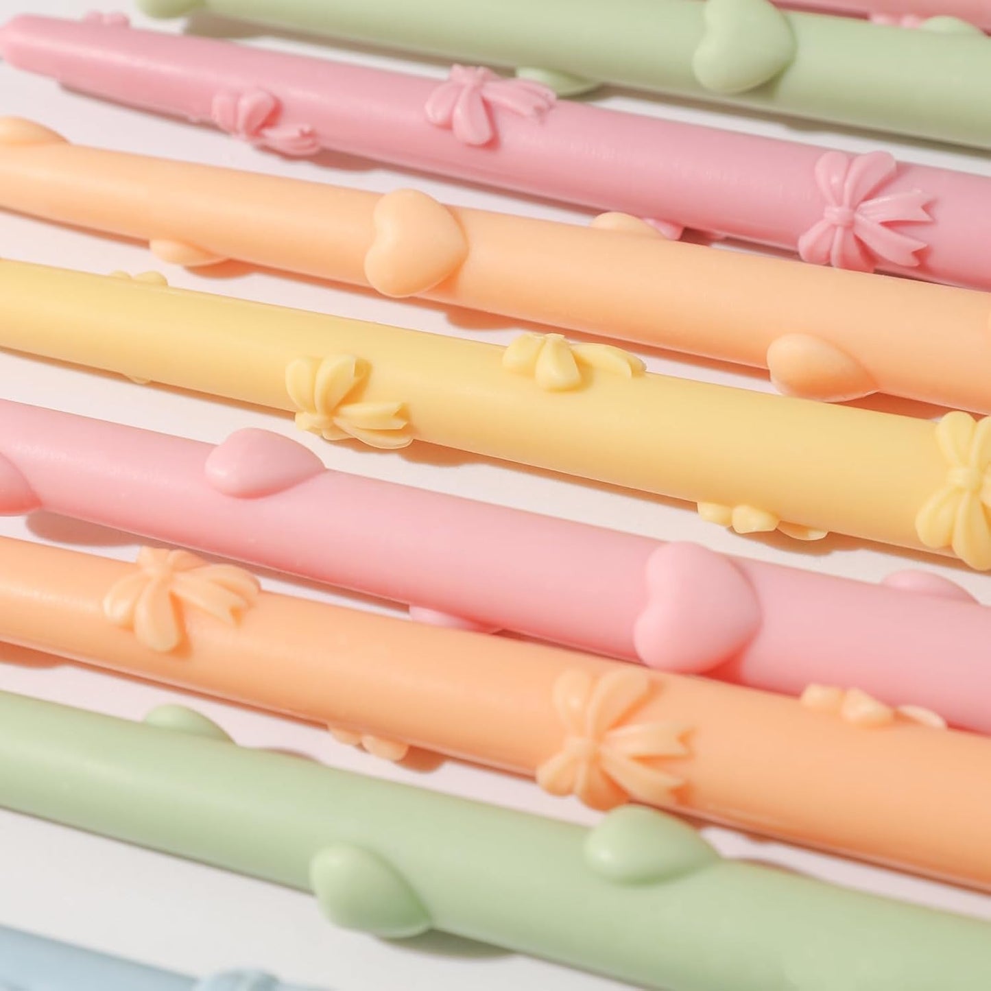 Bow Cylinder Stick Candle Mould — detailed view | Bloom Creations India