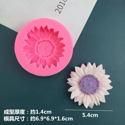 sunflower-shaped silicone mold