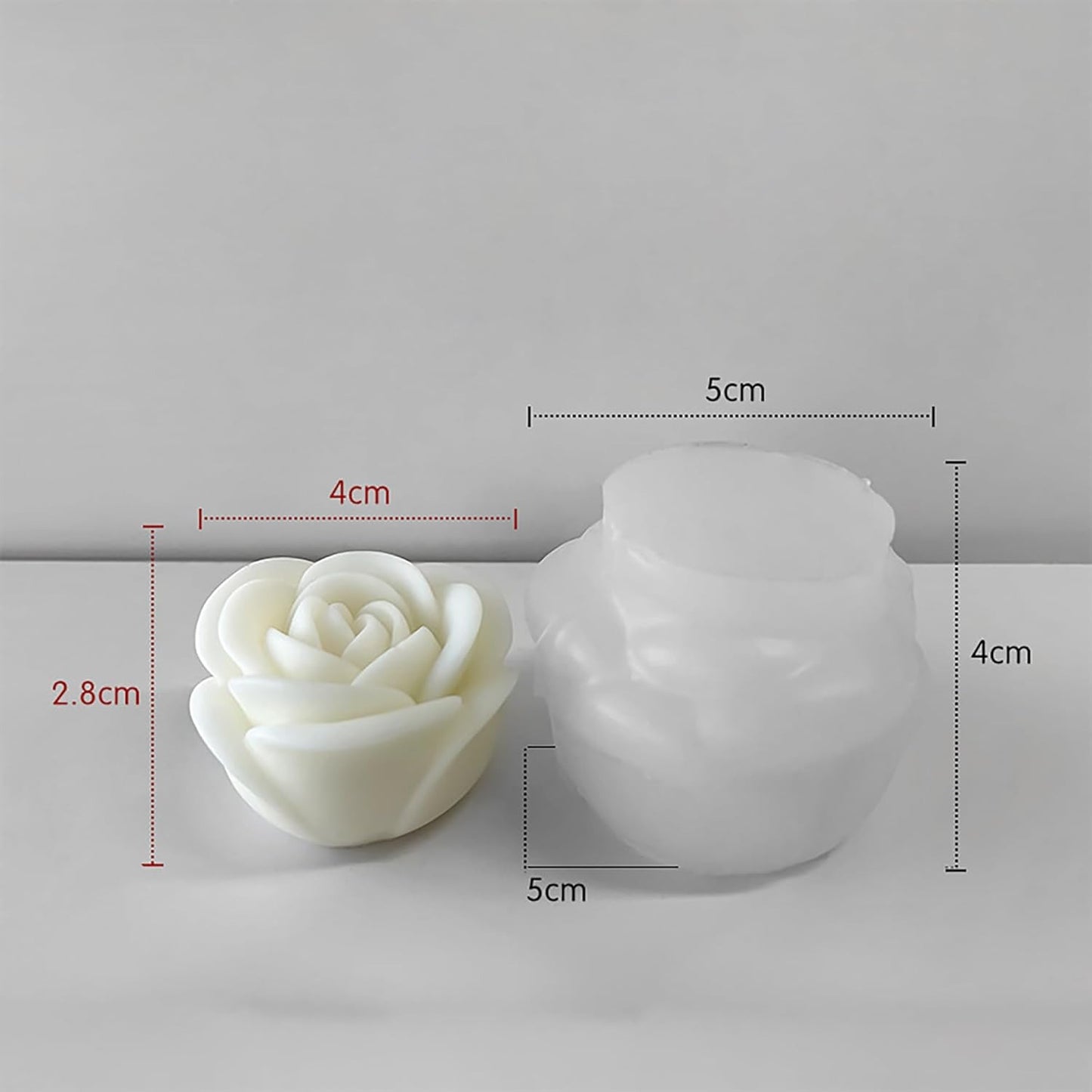 Rose  Flower Bud Mold Peony Mold Flower Mold Peony Candle Mold Flower Resin Mold Clay Mold Jewelry Resin Casting Mold Candle Making Molds Craft Supplies 3D Mold Silicone Mold for Resin Casting Mold