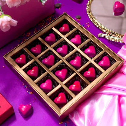 25 Cavity Heart Silicone Chocolate Mould Valentine's Day Heart Silicone Molds Candy Mold for Jelly Homemade Treats Candy Candle Lacquer Seal Making Supplies Couple Gifts