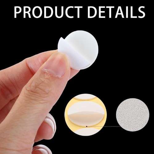 Candle Wick Stickers I for Candle Making I Adhere Steady in Hot Wax Double-Sided Sticky Glue Dots I Centering Stickers I Heat Resistance I Candle Making Supplies (20 X 2 MM, 60)