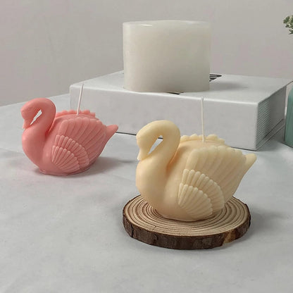 3D Candle Mold Silicone Resin Casting-Mold for DIY Candle Making Cake Fondant Decorating