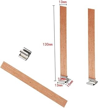 Wooden Candle Wicks 1mm — Crackling Wick for Soy & Paraffin Candles | Bloom Creations India