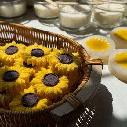 sunflower-shaped silicone mold