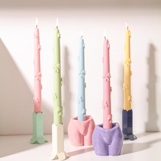 Bow Cylinder Stick Candle Silicone Mould 5270 | Bloom Creations India