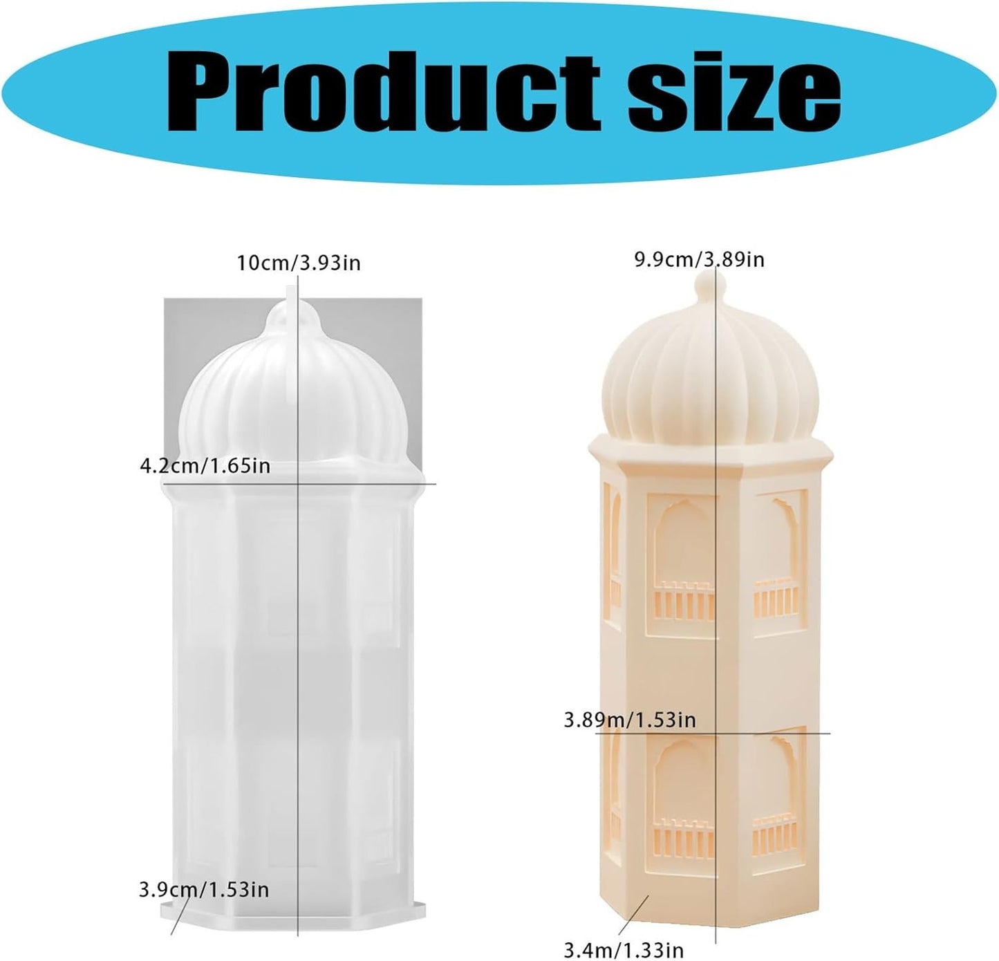 Castle Shape Candle Mould