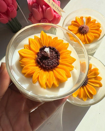 sunflower-shaped silicone mold