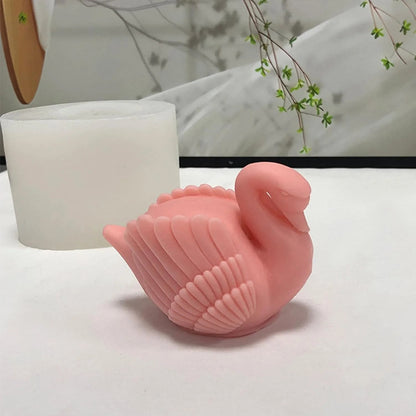 3D Candle Mold Silicone Resin Casting-Mold for DIY Candle Making Cake Fondant Decorating