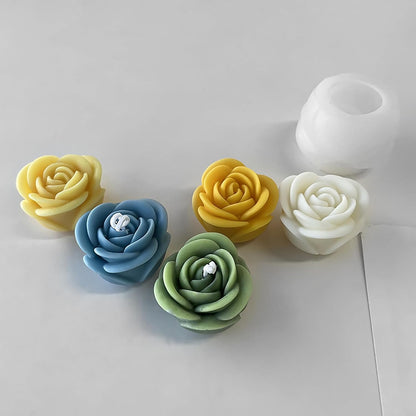 Rose  Flower Bud Mold Peony Mold Flower Mold Peony Candle Mold Flower Resin Mold Clay Mold Jewelry Resin Casting Mold Candle Making Molds Craft Supplies 3D Mold Silicone Mold for Resin Casting Mold