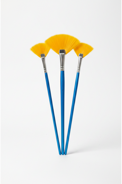 Wei Yi Artist Fan Brush Set — 3 PCS