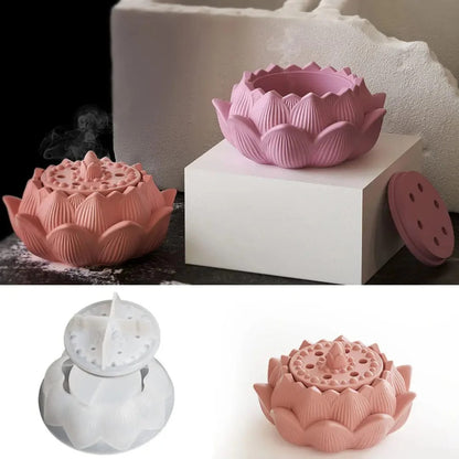 Lotus Flower Silicone Mould — 3D Sacred Flower Candle, Soap & Resin Mould