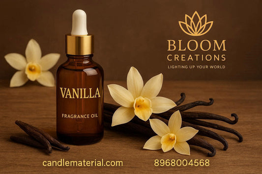 Vanilla fragrance oil for candle making — classic sweet gourmand scent