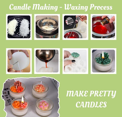 Bloom Creations Succulent Silicone Mold for Candle Making, Soap Crafting, Resin Art & DIY Projects, Flexible Reusable Non-Stick Mould for Home Decor, Gifting & Artistic Creations