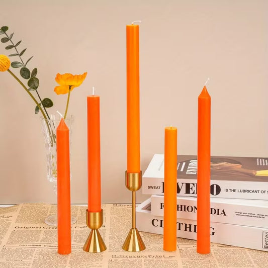 Clear Plastic Taper Candle Mold 25cm — Acrylic Cylinder Pillar Mold | Bloom Creations India