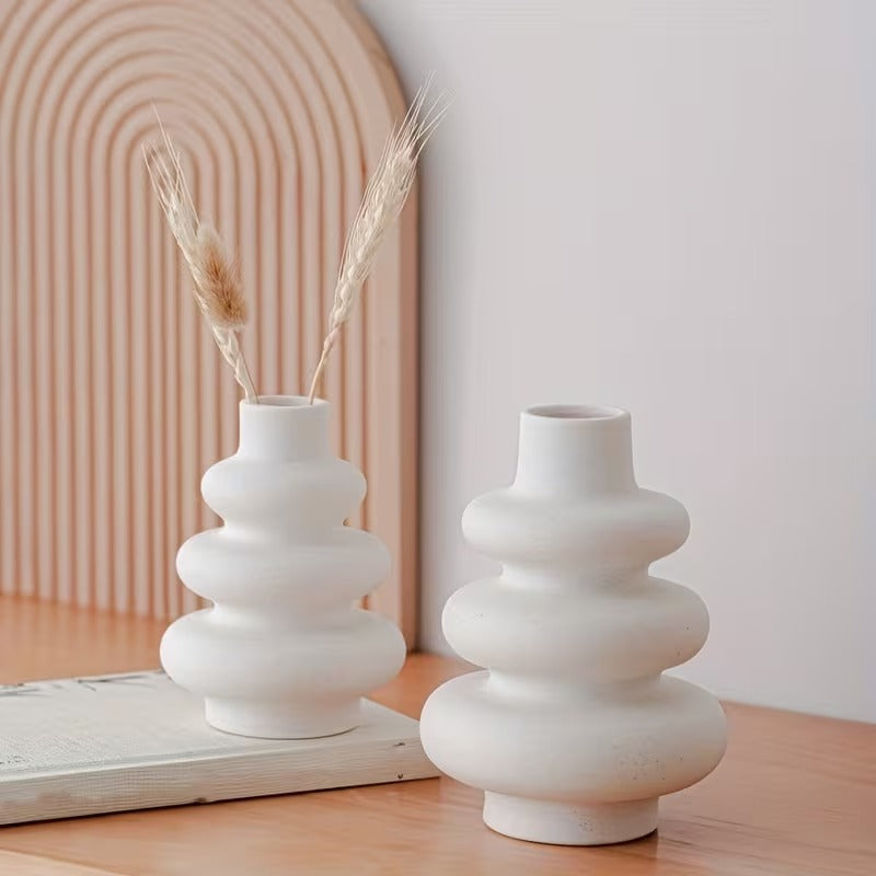 Spiral Stacked Ring Vase Silicone Mold — size reference | Bloom Creations India