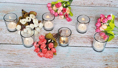 Shot Glasses for Candle Making, 1.5 inch Transparent Glass