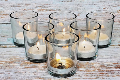 Shot Glasses for Candle Making, 1.5 inch Transparent Glass