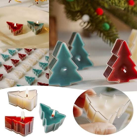 Tree Polycarbonate T-Light 50 PCS