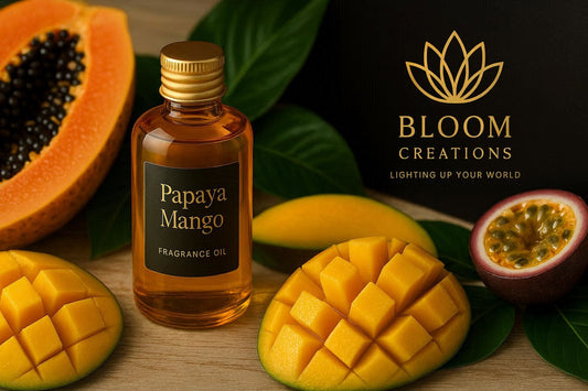 Papaya Mango fragrance oil for candle making — sweet tropical fruit scent