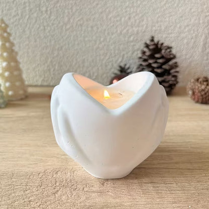 Heart Hands Candle Mold Silicone for DIY Crafting, Handmade Soap Making, Resin Art, Aromatherapy Wax, Home Decor & Gifting Projects