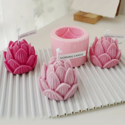 3D Lotus Flower Silicone Mold