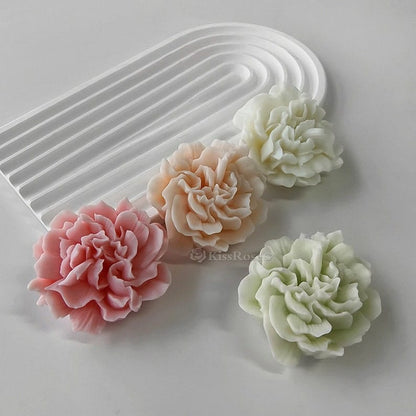 Carnation Flower Silicone Mould | 3D Floral Candle, Soap & Resin Mould