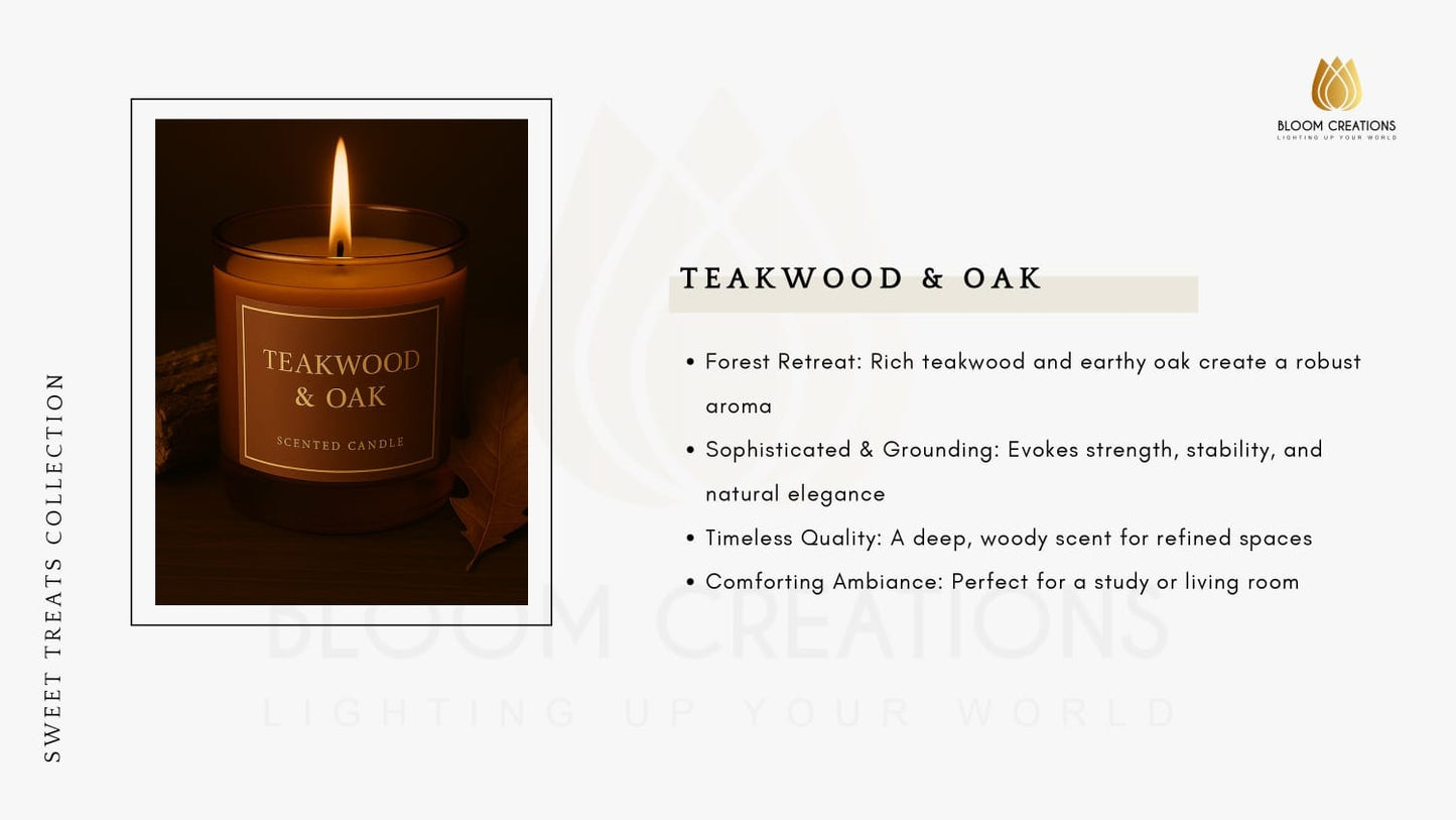 Teakwood and Oak Fragrance Oil 100ML