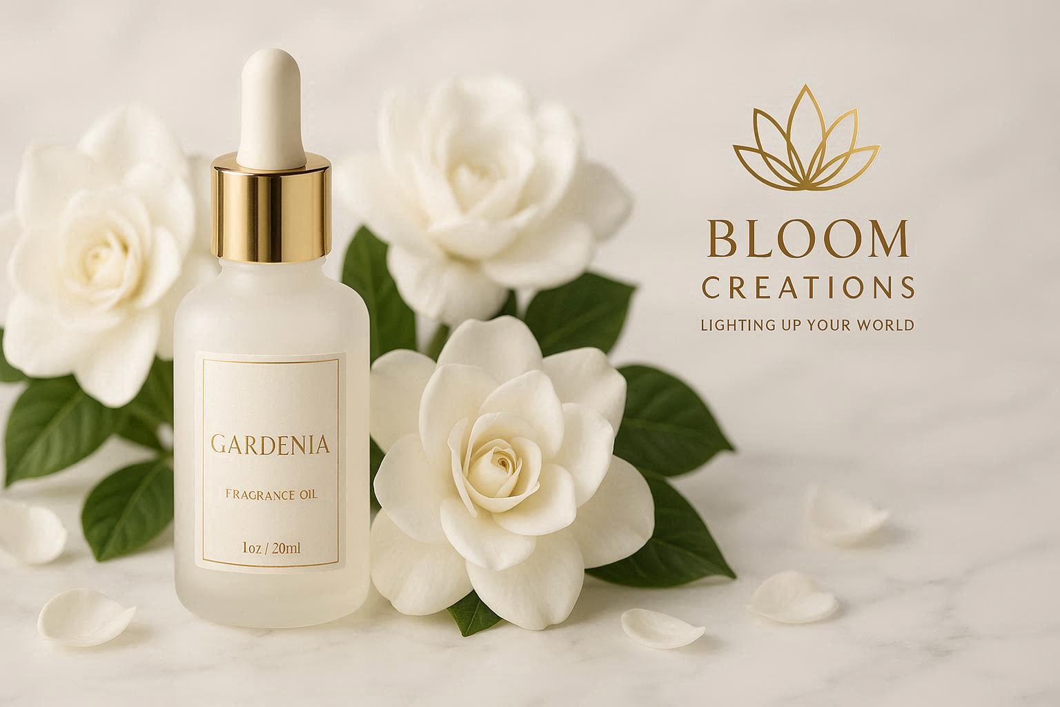 Gardenia fragrance oil 100ml for candle making — premium floral scent
