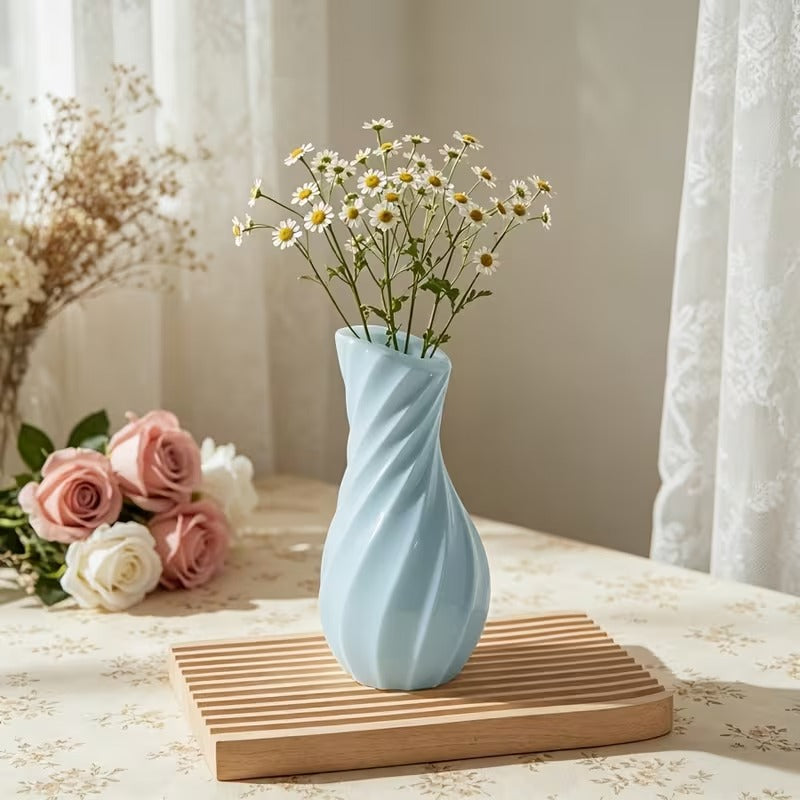 Twisted Spiral Flower Vase Silicone Mold — size reference | Bloom Creations India