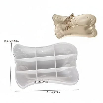 Vintage Floral Tray & Plate Silicone Mould Set – 3 Designs | For Resin, Concrete & Plaster