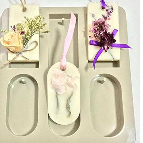 Aromatherapy Wax Mold I Silicone Fondant Mould with Hanging Hole