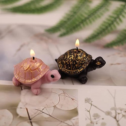 Turtle Shape Candle Mold I 3D Fondant Animal Silicone Epoxy Mould