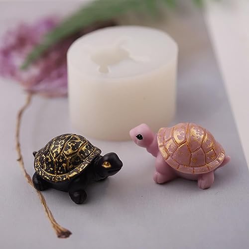 Turtle Shape Candle Mold I 3D Fondant Animal Silicone Epoxy Mould