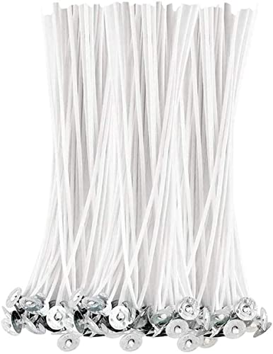 Cotton Candle Wick | with Metal Sustainer Tabs pack of 100 Pcs