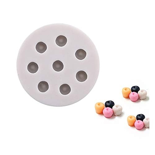 8-Cavity Store Fruit Blueberry Fondant Mould Berries Candle Silicone Mold Sugarpaste Mould Chocolate Jelly Candy Resin Mould Cake Decorating Cupcake Decoration Tool Wax Melts Molds ice Cube