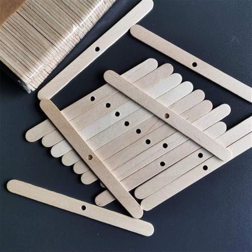 Wood Candle Wick Holder I Centering Devices Candles Wick Bars I Natural Environmental Friendly I for Handmade Soy & Beeswax Candle Making Wedding Birthday Party Home Decoration (50)