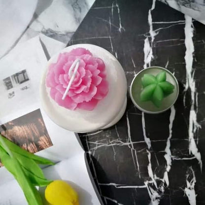 3D Carnation Candle Mold Flower Silicone Mold for Soap, Fondant, Cake Decorating, Chocolate, Candy,Ploymer Clay mold craft mold candle mold flower mould