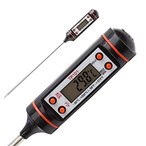 Thermometer Digital Multi-Functional with Instant Read Cooking Thermometer - With auto turn off function Best Digital Thermometer for All Food, liquid Grill, BBQ,Candy