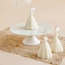 Wedding Dress Candle Silicone Mould – Bride Gown Shape